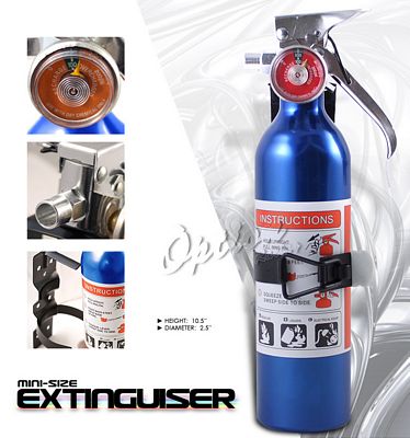 Auto Racing Blue Sport Pedals on Universal Racing Safety Blue Fire Extinguisher   A101trlu166