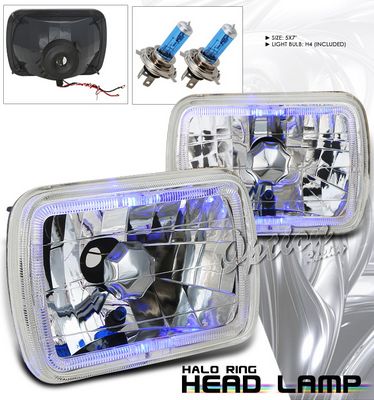 Nissan 240SX 1989-1994 7 Inch Halo Sealed Beam Headlight Conversion