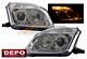 Honda Prelude 1997-2001 Depo Clear Projector Headlights