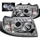 Ford Expedition 2003-2006 Clear Dual Halo Projector Headlights with Integrated LED