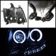Chevy Avalanche 2007-2014 Black CCFL Halo Projector Headlights with LED