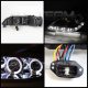Mazda 6 2003-2005 Black CCFL Halo Projector Headlights with LED DRL