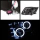 Dodge Ram 2500 2010-2018 Black CCFL Halo Projector Headlights LED DRL