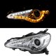 2013-2014  Scion FRS Chrome Projector Headlights LED DRL