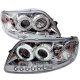 Ford F150 1997-2003 Clear CCFL Halo Projector Headlights with LED