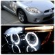 Mitsubishi Eclipse 2006-2012 Clear Dual Halo Projector Headlights with LED