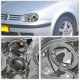 VW Golf 1999-2005 Clear Dual Halo Projector Headlights