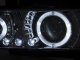 GMC Yukon 1992-1999 Clear Projector Headlights with Halo and LED