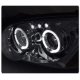 Subaru Impreza 2004-2005 Clear Halo Projector Headlights with LED