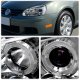 VW Jetta 2006-2010 Clear Halo Projector Headlights with LED