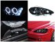 Pontiac Grand AM 1999-2005 Smoked Halo Projector Headlights LED