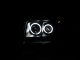 Ford F150 2009-2014 Black Projector Headlights with CCFL Halo and LED