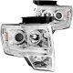 Ford F150 2009-2014 Clear Projector Headlights with CCFL Halo and LED