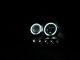 Ford F150 1997-2003 Black Projector Headlights with CCFL Halo and LED