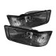 Ford F250 1992-1996 Smoked Euro Headlights with LED