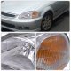 Honda Civic 1996-1998 Clear Euro Headlights