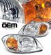 Chevy Cobalt 2005-2007 Clear  Replacement Headlights