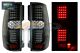 Chevy Suburban 2007-2014 Depo Black LED Tail Lights
