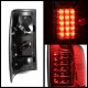 Dodge Ram 3500 2010-2015 Red and Clear LED Tail Lights