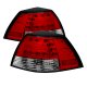 Pontiac G8 2008-2009 Red and Clear LED Tail Lights