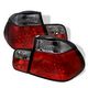 BMW E46 Sedan 3 Series 1999-2001 Red and Smoked LED Tail Lights