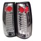 Chevy Suburban 1992-1999 Clear LED Tail Lights