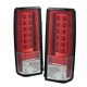 Chevy Astro 1985-2004 Red and Clear LED Tail Lights