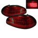 Pontiac Grand Prix 1997-2003 Red and Smoked LED Tail Lights