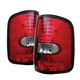 Ford F150 2004-2008 Red and Clear LED Tail Lights