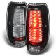 Chevy Avalanche 2007-2013 Black LED Tail Lights