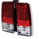 Scion xB 2003-2006 Red and Clear LED Tail Lights
