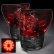 Toyota Tundra 2007-2013 Red and Smoked Ring LED Tail Lights