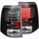 Mercury Mountaineer 2002-2005 Black LED Tail Lights
