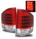 Chevy S10 1994-2004 Red and Clear LED Tail Lights