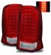 Cadillac Escalade 2002-2006 Red and Clear LED Tail Lights