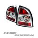 VW Passat 2002-2005 Red and Clear Altezza Tail Lights