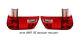 BMW X5 2000-2006 Red and Clear Euro Tail Lights