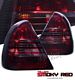 Mercedes Benz C Class 1994-2000 Red and Smoked Euro Tail Lights