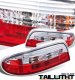 Nissan Altima 1993-1997 Red and Clear Tail Lights