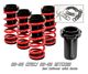 Honda Civic 1988-2000 Red Coilovers Lowering Springs Kit with Scale