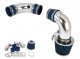 Isuzu Hombre 1997-2000 Polished Cold Air Intake with Blue Air Filter