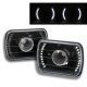 Ford F100 1978-1983 White LED Black Sealed Beam Projector Headlight Conversion