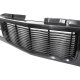 GMC Sierra 1994-1998 Black Wave Grille and LED DRL Headlights Set