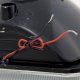 Buick Reatta 1988-1991 Red Halo Black Chrome Sealed Beam Headlight Conversion