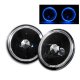 Plymouth Duster 1972-1976 Blue Halo Black Sealed Beam Headlight Conversion