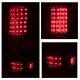 Ford F150 2004-2008 Black Headlights LED Tail Lights Red