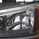 Chevy Silverado 2500HD 2003-2006 Black Euro Headlights and Bumper Lights