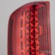 Chevy Silverado 2007-2013 LED Tail Lights Red Clear