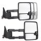 GMC Sierra 2500 1988-1998 Chrome Power Towing Mirrors Smoked LED Lights