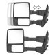 Ford F450 Cab Chassis 2003-2007 Chrome Towing Mirrors Power Heated Smoked LED Signal Lights